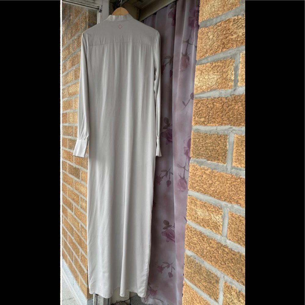 A.F.VANDEVORST SILK BUTTON DOWN MAXI DRESS 38 - Picture 9 of 9